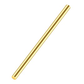 DYWISHKEY 1 Pieces 12 inches 1/2 inch Brass Rods, Brass Round Stock Lathe Bar Stock for DIY Craft Making, Handle Pin, Brass Rod 1/2 inch in Diameter, 12 inches in Length