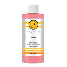 Just Essence Cherry Perfume Fragrance Oil | Alcohol Free, Long Lasting Scent for Teens & Adults | Multipurpose Essential Oil for Body, Lotion, Candle & Diffuser | 4 Fl Oz