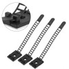 KIMISS 50pcs abrazaderas autoadhesivas ajustables para cable de coche, organizador