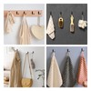 BATENGKEJI 8 Pcs Black Coat Hooks Wall Mounted, Metal Single