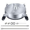 RAYNEL 14'' Pressure Washer Surface Cleaner with 4 Wheels, Stainless