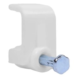 Grapa Para Cable Plano 716 De Pulgada Blanco 10 Piezas                                                                                                