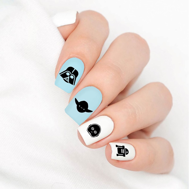 The Force is with You Black & White Clear Vinyl