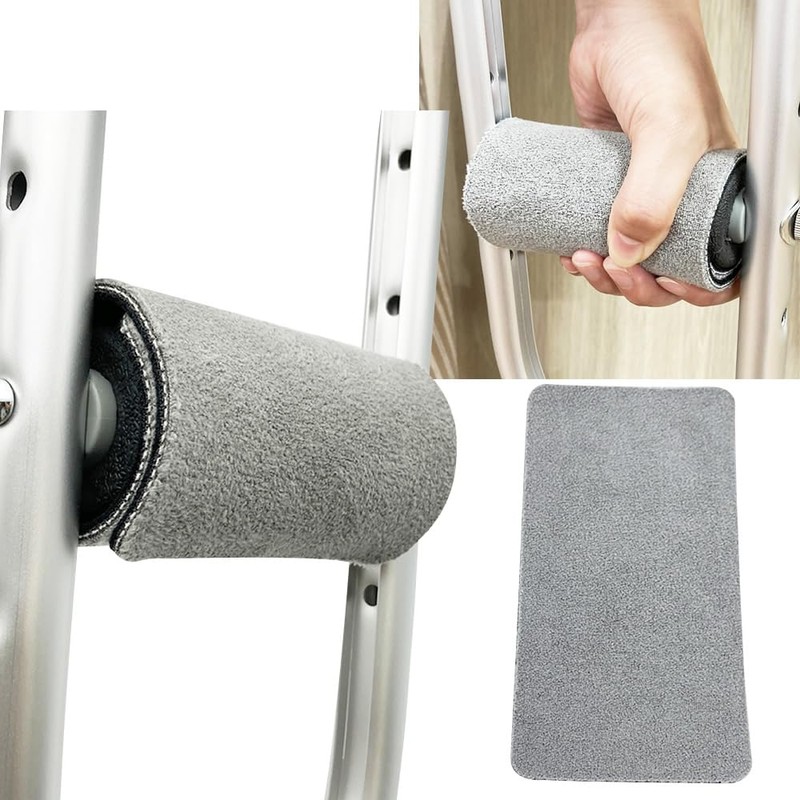 松葉杖グリップカバーくるっと 2枚セット 抗菌 除湿 防臭 痛い 手のひら クッション材 アイデアグッズ 手が痛い