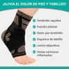 Tobilleras para Esguince 2 Pzs Compresión Ajustable (2 pcs, Medium)