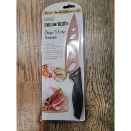 Home Innovations Non Stick Copper Knife Stay Sharp Forever Stainless Steel Chop