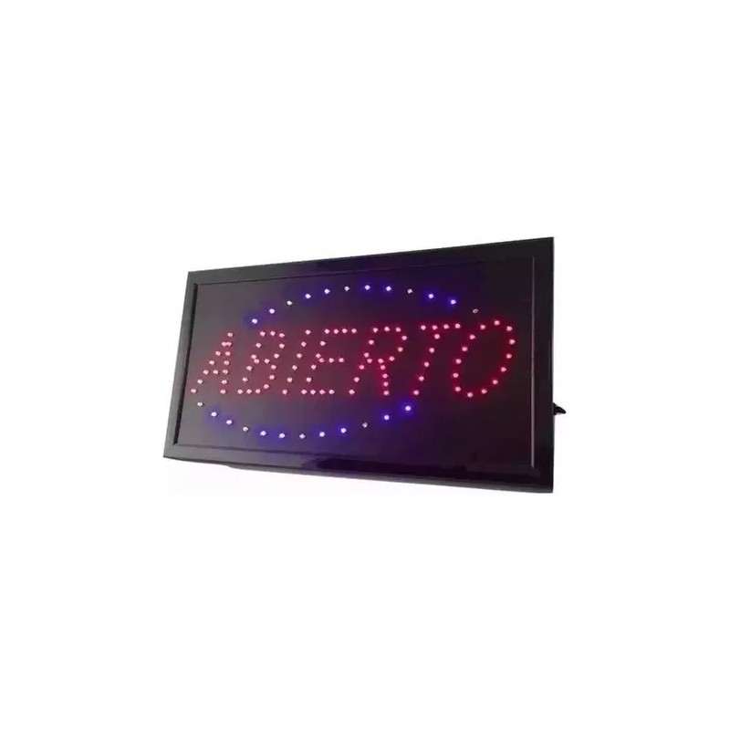 Innovaciones Letrero Abierto Led De 48cm X 25cm Cartel