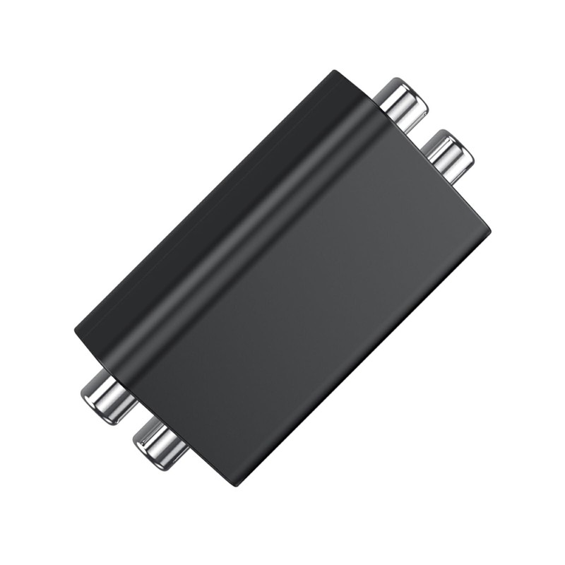 tieedhfu Metal RCA Noise Isolator Hum Elimina-tor Ground Loop Noise