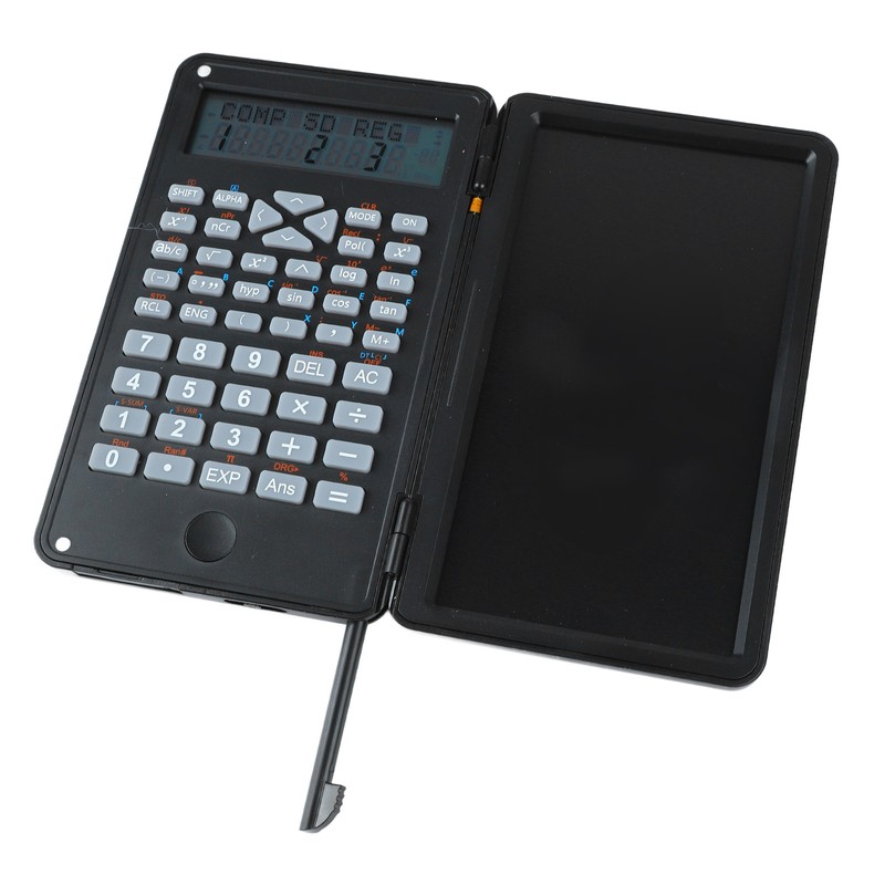 Scientific Calculator Two Row LCD Display Writing Tablet Sensitive Multifunction