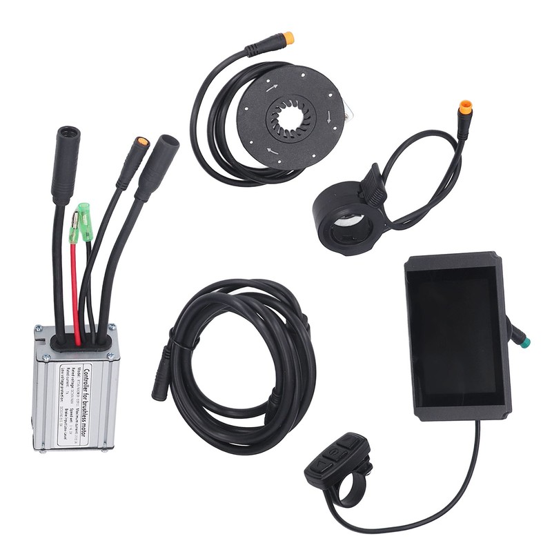 15A Electric Bike Controller Kit Waterproof LCD8H Meter Bicycle Conversion