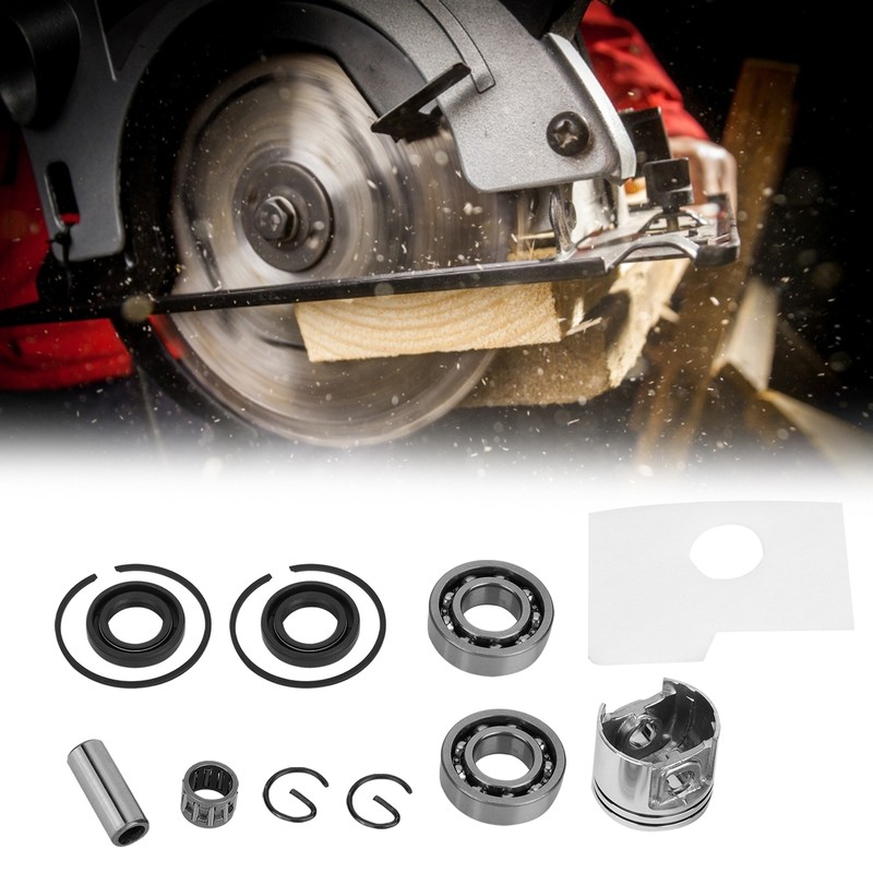 Aluminum Piston Kit Replacement Chain Saw Accessory Spare Parts for