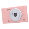 Compact Camera, Anti-Shake 4K 50MP Digital Selfie Camera with Built-in