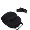 HZJYW Black Hat Box with Carry Handle and Adjustable Shoulder