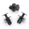 VVO Fasteners Plastic Front Wing Trim Clip, Black (Pack of