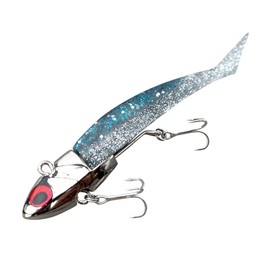 Coreman Worm VJ-16 Vibrating Jig Head #059 Silver Chrome Head + Inacco