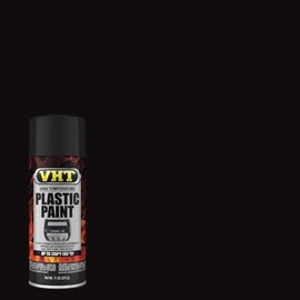 VHT Pintura plástica de alta temperatura, pintura en aerosol automotriz negra mate, lata de aerosol de 11 onzas