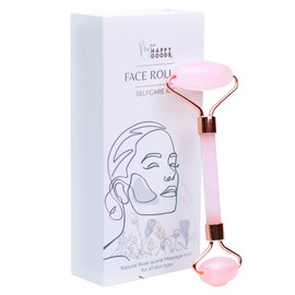 [High Quality] Jade Face Roller I Rose Quartz Jade Face Roller Rose Quartz for Face Massage Includes Gift Box