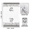 Black and White Floral Inspirational Kitchen Towels Set of 2,