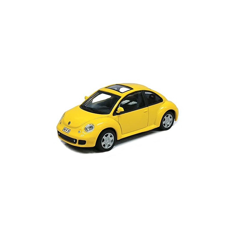 Cararama 431380 New Beetle Yellow 1:43 Scale Diecast Model