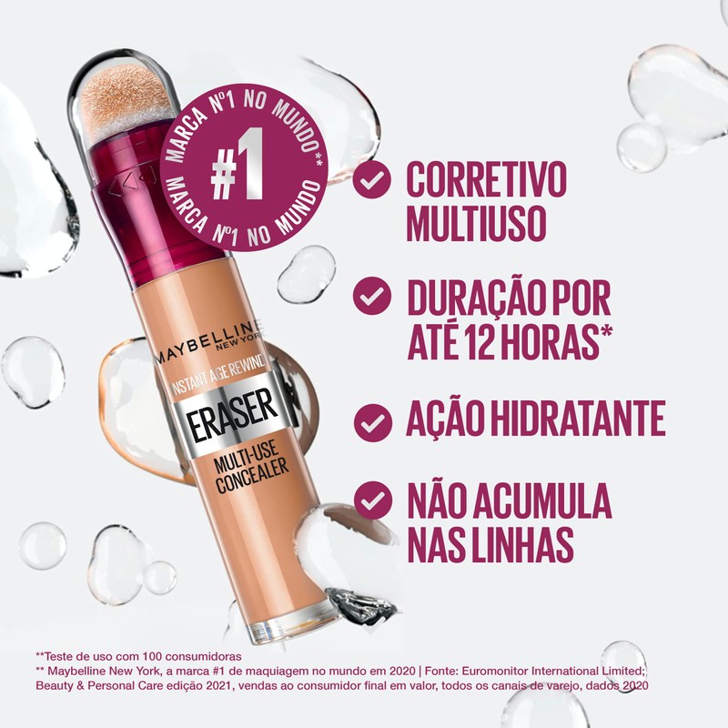 Maybelline Instant Age Rewind Eraser Dark Circles Treatment Concealer, Light,