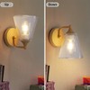 Sedelan Wood Wall Sconces, Wall Sconces Indoor, Wooden Wall Lights
