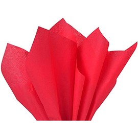 Pack of 24 Gift Grade Tissue Paper Sheets - 15 x 20" Choose Color (RED)