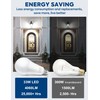 Nouscan 300W Equivalent LED Light Bulb, 4060LM Super Bright A23