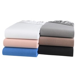 Hometex Premium Textiles Box Spring Fitted Sheet Topper Fitted Sheet in Hotel Quality 145 g/m2 Oeko-Tex Standard - 100% Cotton