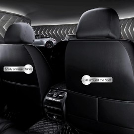 Unbranded Front Row Car 2-Seat Covers Faux Leather Protector For Subaru Forester 2005-2024