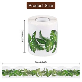 sourcing map Bulletin Board Borders, 65.6Ft x 2.75Inch Rolled Classroom Border Trim Notice Board Frame for Classroom Decoration, Leaf