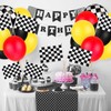 12 Pack 12x18 Inch Black and White Checkered Racing Flags
