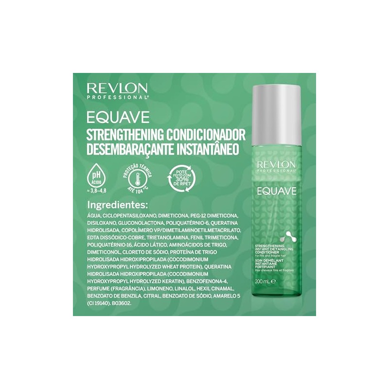 REVLON PROFESSIONAL EQUAVE STRENGTHENING DETANGLING CONDITIONER PARA CABELLO FRAGIL 200ml