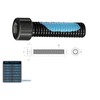 Generisch Bicycle Hex Socket Screw M5 x 20 Screw Lock