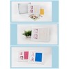 Baby Footprint Kit DIY 3 Compartment Newborn Handprint Footprint Frame