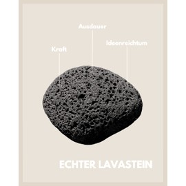 GD Good.designs EST. 2015 ® Energy Bracelet with Marbled Beads Chakra Bracelet made of Lava Stone Natural Pearls, Silver Plated