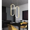 Ring Chandelier Modern LED Dimmable Pendant Lighting Adjust Ceiling Light