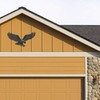 Whitehall Products Decorative Wall Eagle, 36-Inch, Black