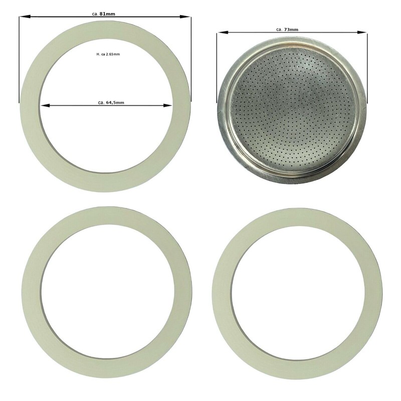 Baldo-direkt Replacement Seal Set for Espresso Maker - 9 Cups
