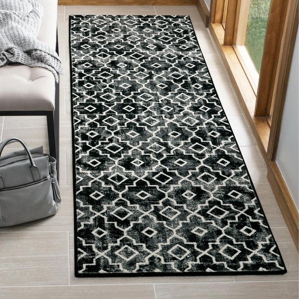 Wonnitar Moroccan Washable Runner Rug - 2x6 Hallway Rug Runner