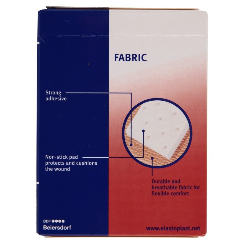 Elastoplast Fabric Extra Breathable, 40 Diferent Shapes Plasters/ Wound Pad