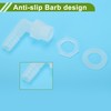 HOPESPANNER Plastic Hose Barb Fitting 3/8" Hose ID G3/8 Female