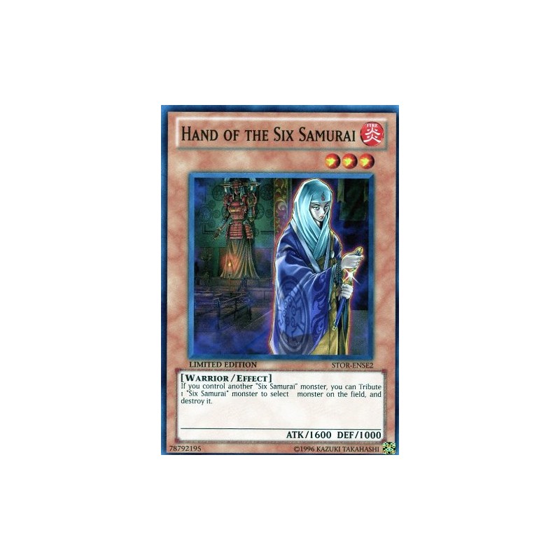 Yu-Gi-Oh! - Hand Of The Six Samurai STOR-ENSE2 Super Rare