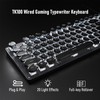 SEUNKWANG EWEADN TK100 Typewriter Keyboard Wired Mechanical Keyboard, 104 Keys