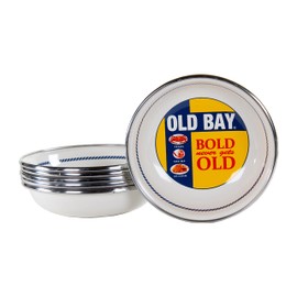 Golden Rabbit Enamelware - Set of 6-4oz Tasting Dishes (Old Bay)
