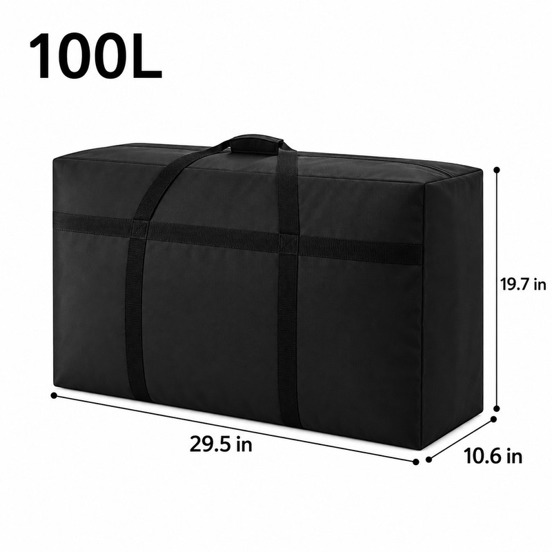 Extra Large Waterproof Moving Bag for Storage – Foldable Oxford