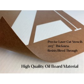 Large Letter Stencil | Choose Your Own Letters and Numbers | Large Number Stencils | Large Stencils for Parking Lot and LargeStencil LargeStencil