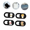 Angoily 4pcs Cat Webcam Cover Adorable Privacy Camera for Laptop