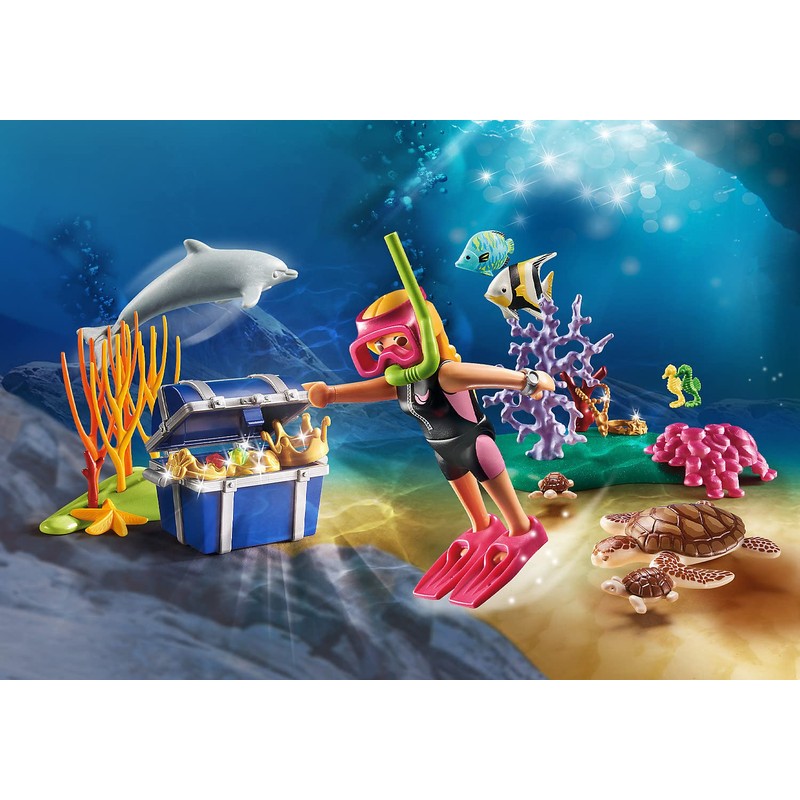 PLAYMOBIL Treasure Diver Gift Set