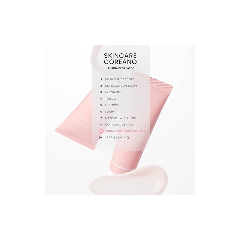 Medicube Salmon Dna Pdrn Crema Hidratante Hialurónica Rosa Calmante Ácido