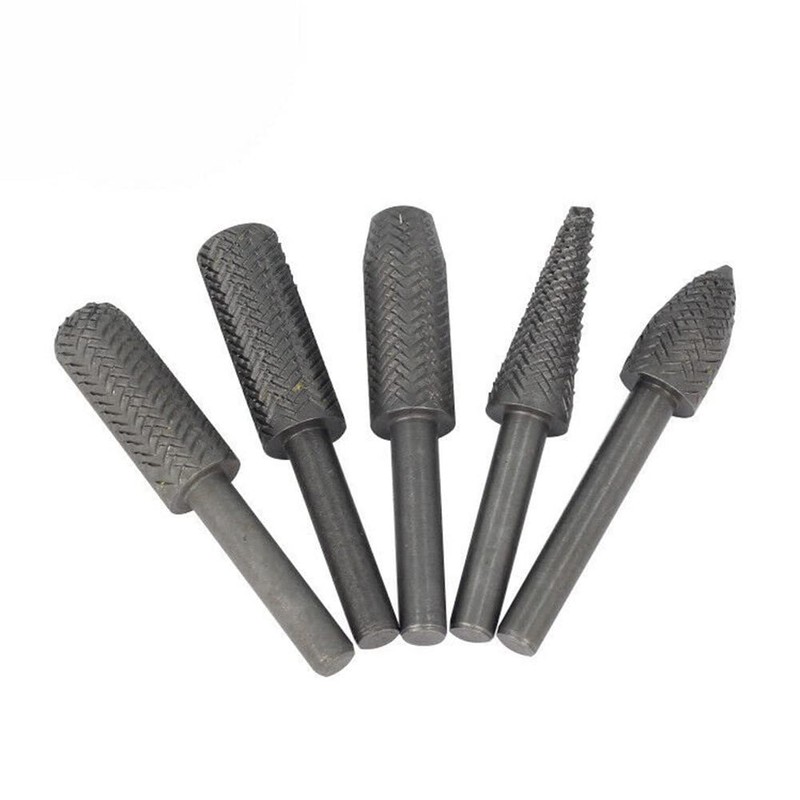 5pcs Electric Rotary File Embossed Steel File Soft Metal File